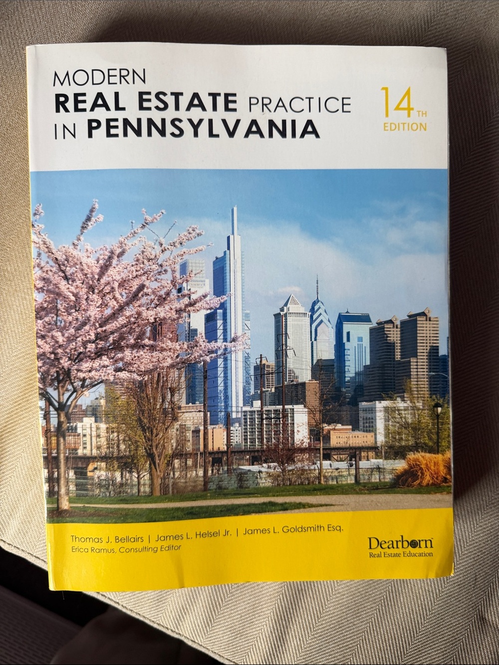 Dearborn Real Estate Education Textbook - White & Yellow Back Cover